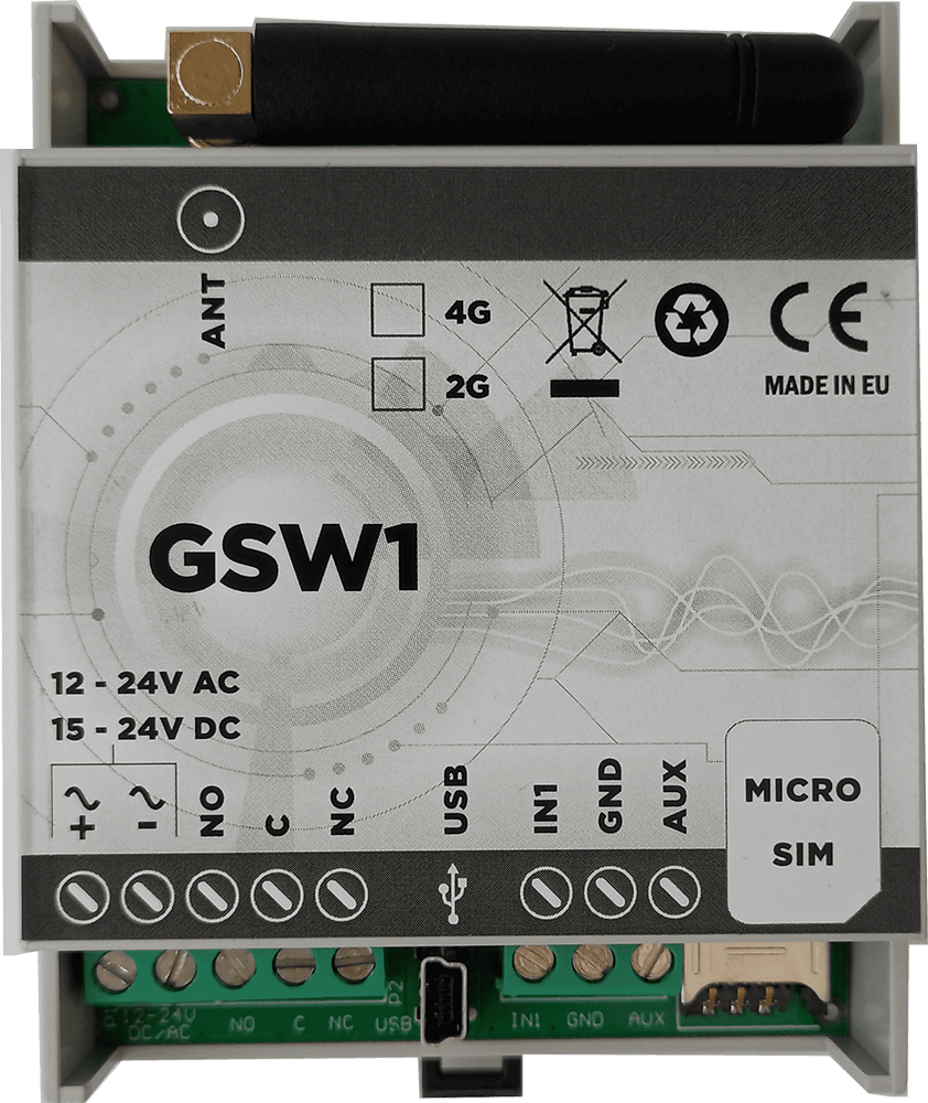 GSW1 DIN RAIL 2G 4G